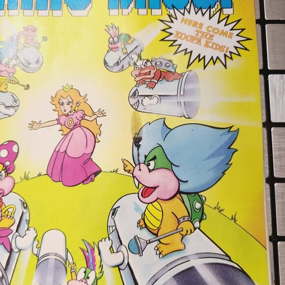 Adventures of the Super Mario Bros. #9 Nintendo Valiant Comics 1991 Peach Luigi - Picture 2 of 7